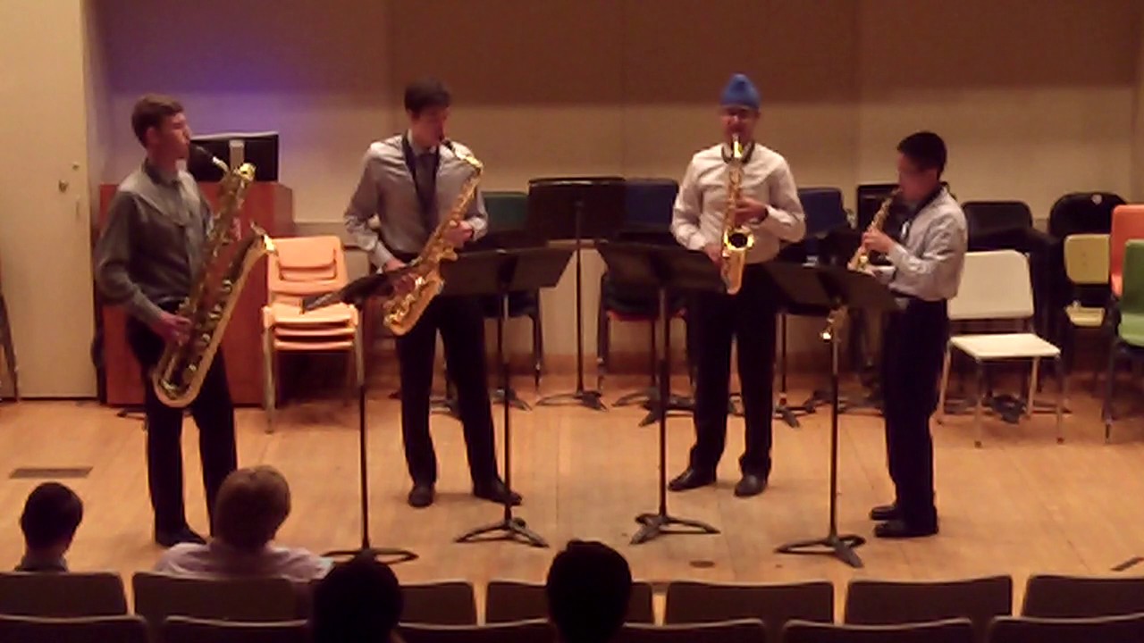 Baylor Band Camp Saxophone Quartet Andante et Scherzo YouTube