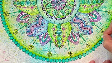 Mandala Madness Fun Part 4 of 4 - with Barb Owen - HowToGetCreative.com