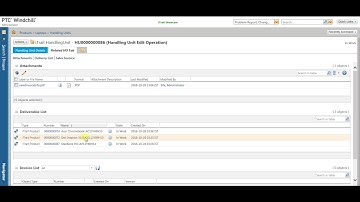 PTC Windchill 11 Custom Object (HU-Handling Unit) Edit and Deletion Operation