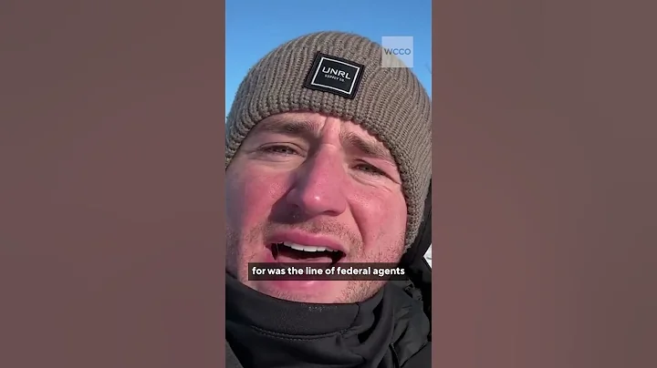 ICE agents try to detain two workers on Twin Cities roof #shorts