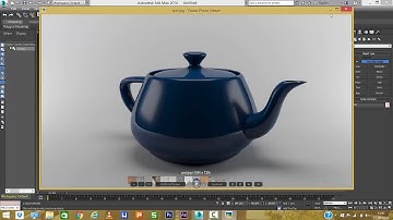 3Ds Max basic texturing tea pot part 1