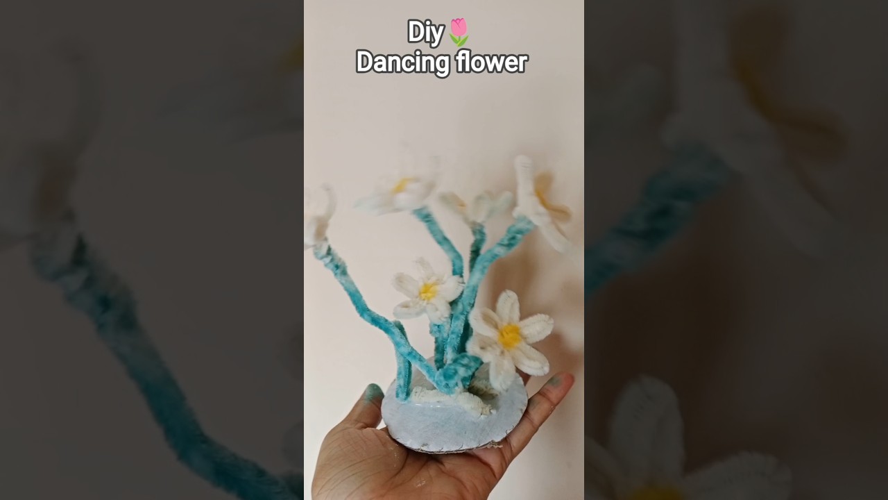 EASY CRAFT IDEAS/ craft ideas/ how to make DANCING FLOWER/handmade paper craft / art and craft