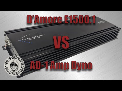 AD-1 Amp Dyno D'Amore Engineering E1500.1 by Jones Subwoofer Solutions JSS