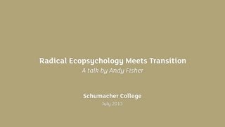 Andy Fisher - Radical Ecopsychology