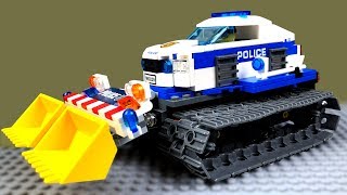 LEGO Мультик про Полицию Машина Вездеход  Мультики про машинки