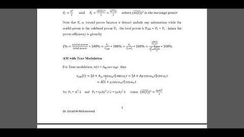 Signals and Systems - Lecture 19