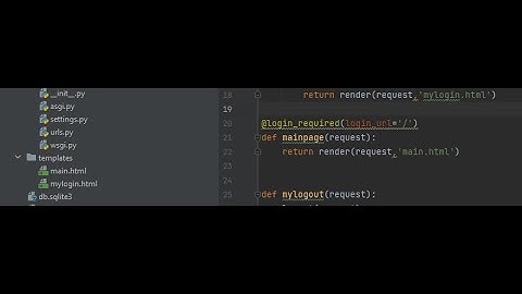9.1 Decorators (login_required)