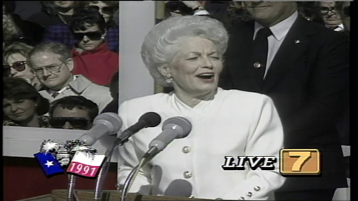 Ann Richards inaugurated as Governor of Texas | 1/...