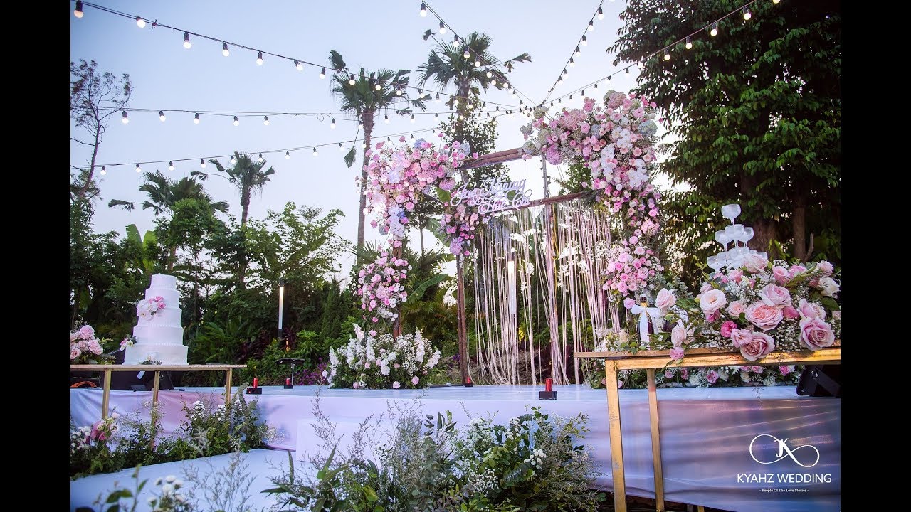 trang trí đám cưới New Trang Trí Tiệc Cưới Ngoài Trời Flamingo Đại Lải | Jae Myung - Huệ Chi | WEDDING RECAP by 7799WST