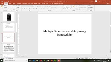 Listview with Multiple Selection Mode and Data Passing on Button Click Event