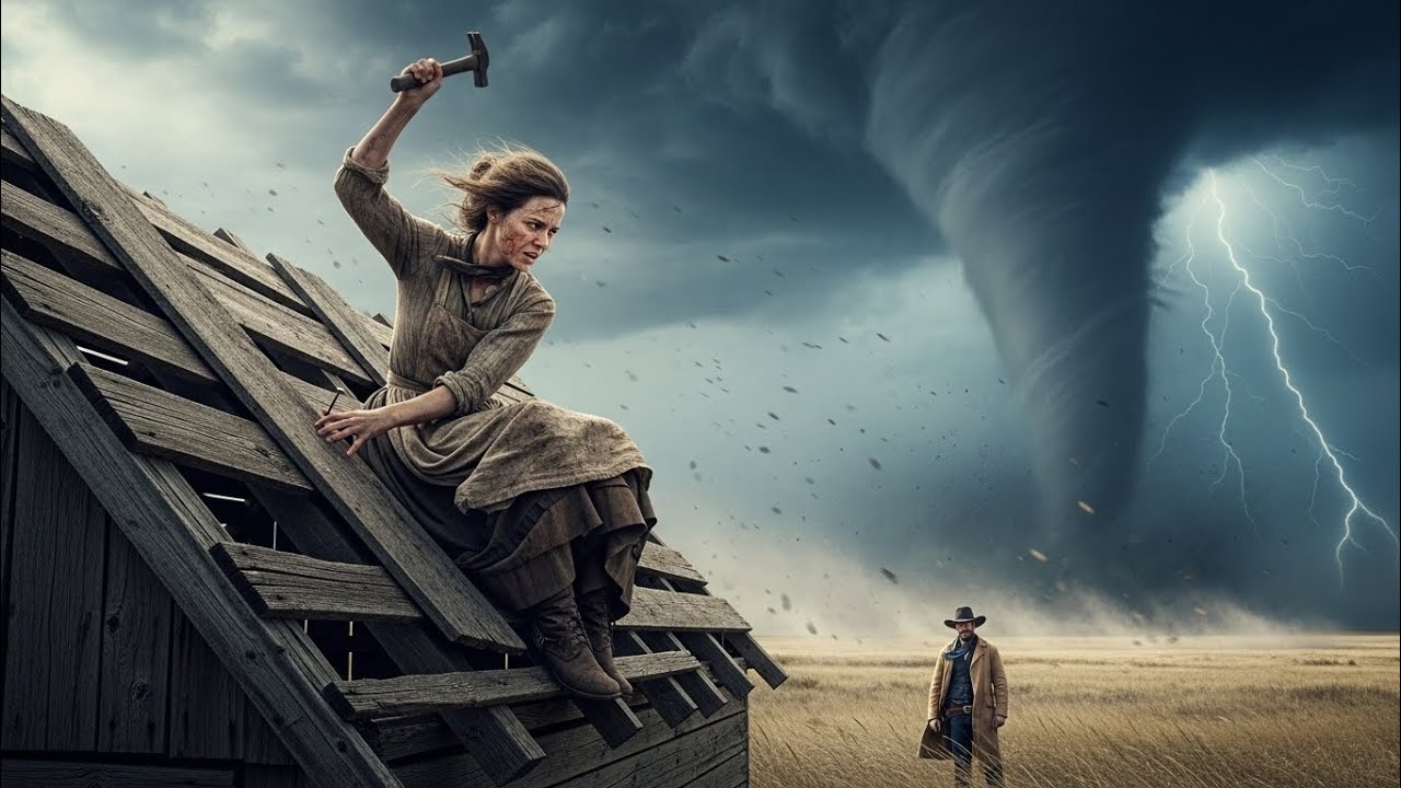 She Was Building a Shelter With Broken Boards, Her Dead Husband’s Brother Stood Watching.