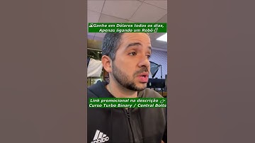 💰 MÉTODO NOVO PRA GANHAR DINHEIRO COM ROBÔS - Curso Turbo Binary  - Bolts - Opções Binárias  #shorts
