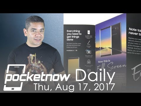 Samsung Galaxy Note 8 leaked brochure, LG V30 final renders & more - Pocketnow Daily