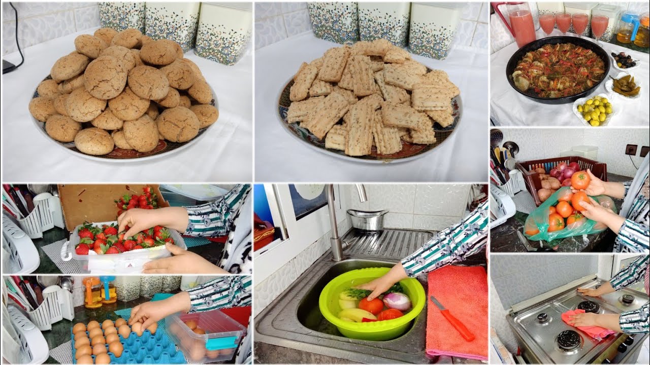 هانا يالالة على نشاط فالكوزينة 💞 تقدية ضروري/ الحلويات اقتصادية/ وجبة غداء رائع/تدبير البيت 🇲🇦