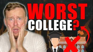 The worst colleges in the world…