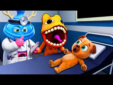 Binky Drinky & Chompy Chasey Plays : ROBLOX ANIMAL HOSPITAL... But We Found A SECRET