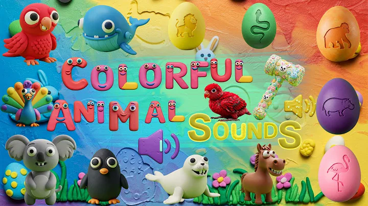 Colorful Animal Sounds 6 Easter! 🎨🦁 From Parrots to Penguins – Learn Colors & Sounds!🐾