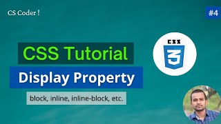 CSS Tutorial | Display Property | CSS #4