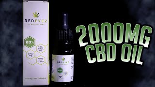 2000mg 20% FULL SPECTRUM CBD OIL | Red-eyez.com