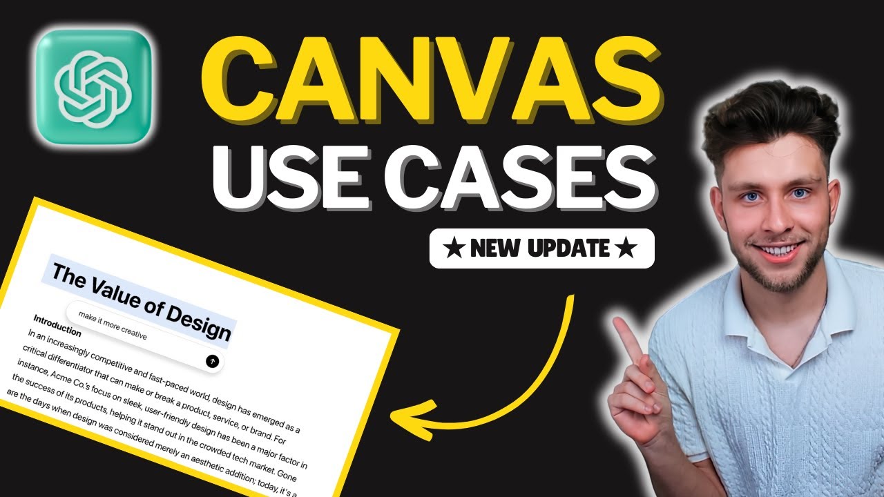 Explore 5 INSANE Use Cases for NEW "ChatGPT Canvas" (Amazing) - YouTube