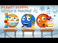 The solar system planets go to school learning about moons planets and space