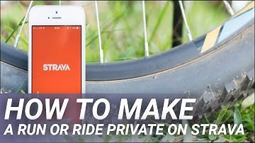 How to Make a Run or Ride Private on Strava