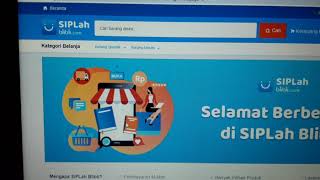 Siplah blibli.co.id login pembeli