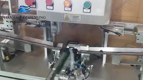 Two Heads Full Automatic Thread Coating Machine For Pre Applied Or Anaerobic TH-960L-F001