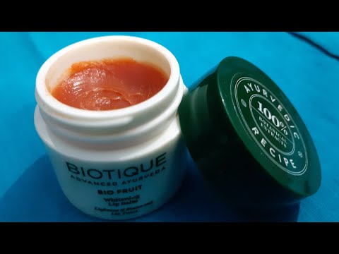 Biotique bio fruit whitening lip balm review, lipbalm for dark lips, lipbalm for lip whitening,