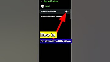 How To Enable Gmail Notification In Mobile |#shorts#viral