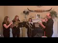 The 5 Ss Brass Quintet performs Sonata from Die Bankelsangerlieder