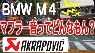 【BMW M4】アクラポビッチ（AKRAPOVIC） スリップオンのマフラーってどんなもん？