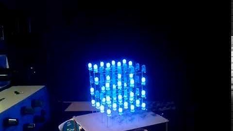 LED Cube 4x4x4