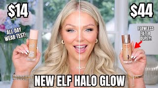 NEW ELF HALO GLOW LIQUID FILTER  Charlotte Tilbury Flawless Filter Dupe | REVIEW & WEAR TEST