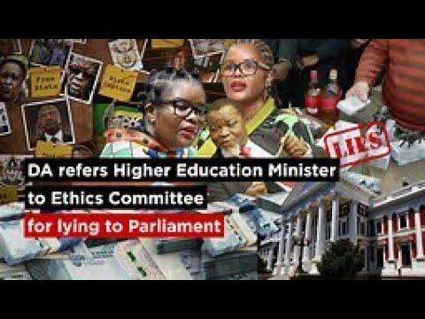 DA refers Higher Education Minister Nkabane to ethics committee 'for lying to Parliament'
