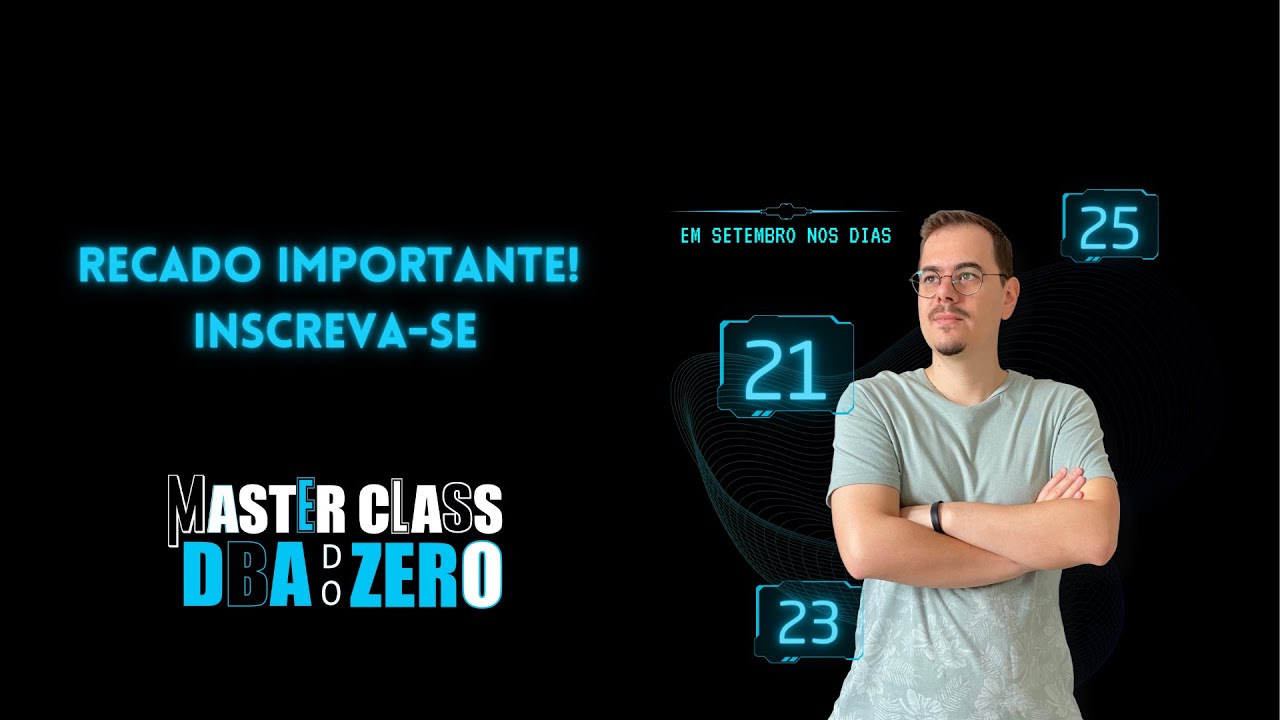COMO SER UM DBA SQL SERVER JR? | MASTERCLASS DBA DO ZERO - YouTube