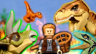 A normal day in Jurassic World - LEGO Stop Motion animation