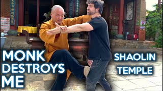 Warrior Monk DESTROYS Me with Wing Chun in China