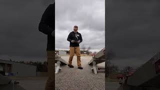 Unloading A Vehicle From My Stepdeck Trailer With Ramps