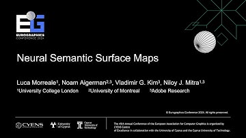 Neural Semantic Surface Maps - Eurographics 2024