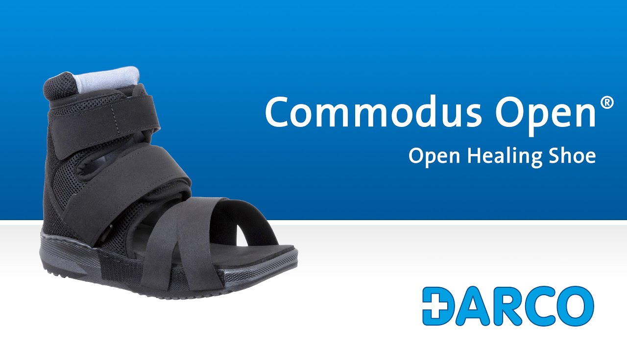 Commodus Open® Open Healing Shoe - An effective and easy to use solution for ulcerations and wounds