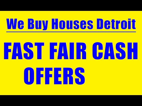 We Buy Houses Detroit - CALL 248-971-0764 - Sell House Fast Detroit