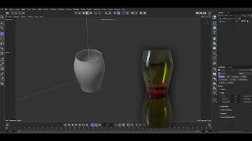 Cinema 4d Glass Modelling and Keyshot Rendering