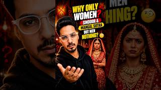 Why Men Don’t Wear Mangalsutra? 😅 #comedyshorts #relatable