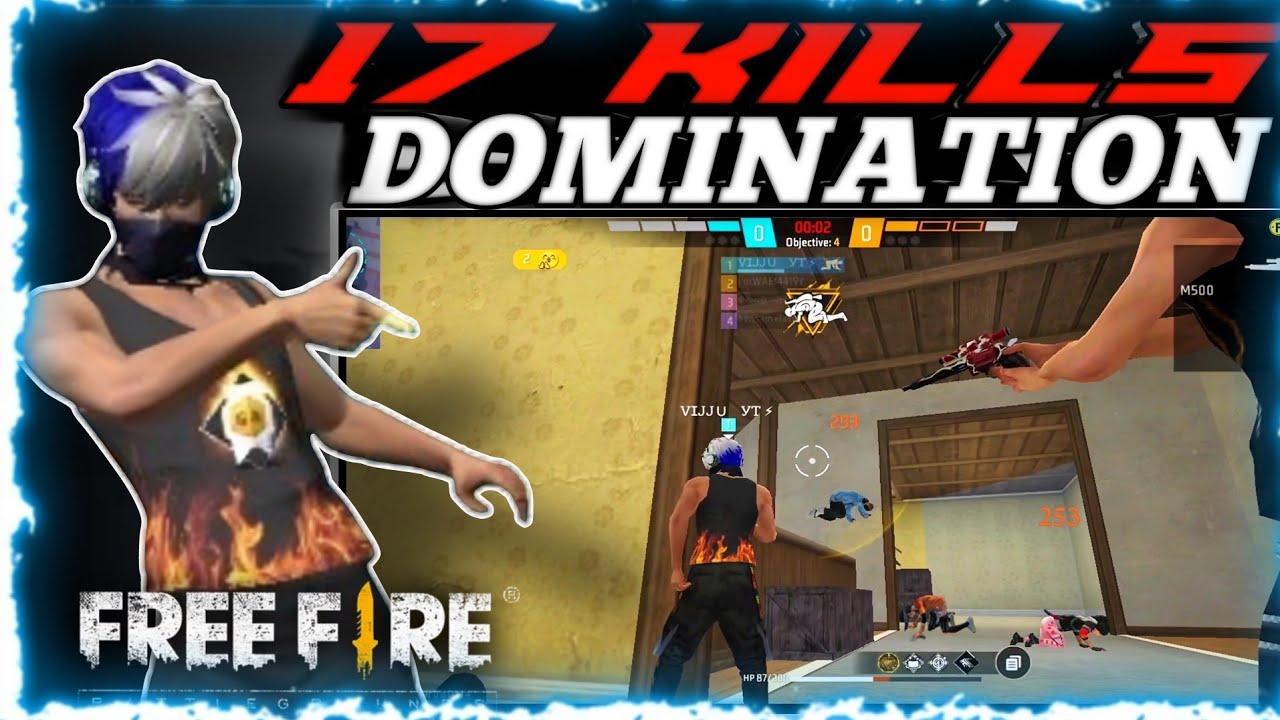 Dominating CS Rank - 17 Kills 🔥 🔥- Free Fire - Vijju Gaming - YouTube