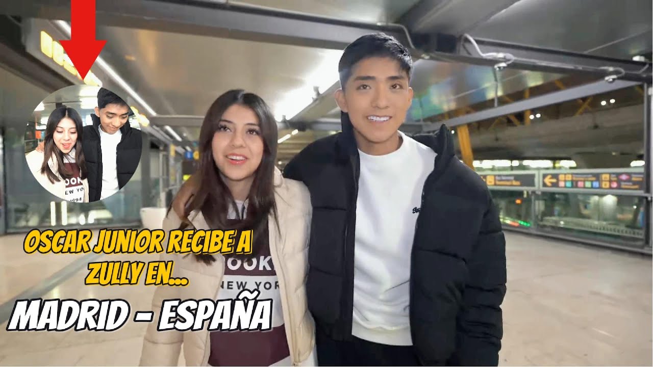 OSCAR JUNIOR Y ZULLY  VIAJAN A MADRID 