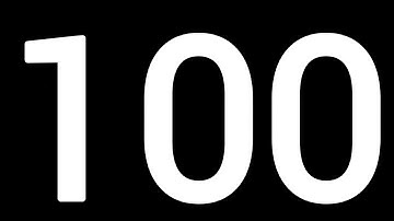 Times up sound effect 100to0 timer countdown ONE hundred seconds 100 ... 10 9 8 7 6 5 4 3 2 1 0 (go)