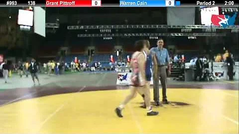Fargo 2012 138 Round 3: Grant Pittroff (Ohio) vs. ...
