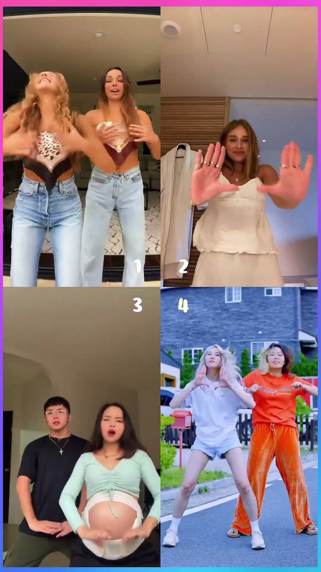 Who is Your Best⁉ Lexi x Sina x Jubian x Sia #shorts #dance #tiktok #cute #funny #trend