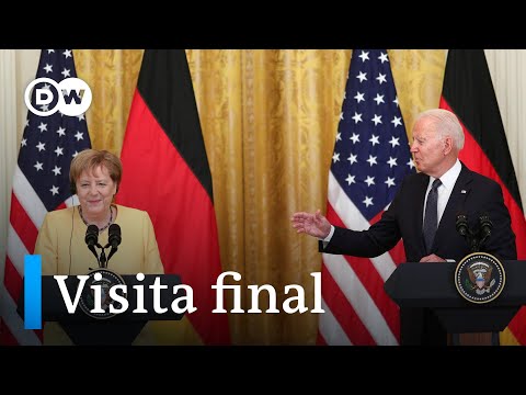 Angela Merkel, por última vez en la Casa Blanca